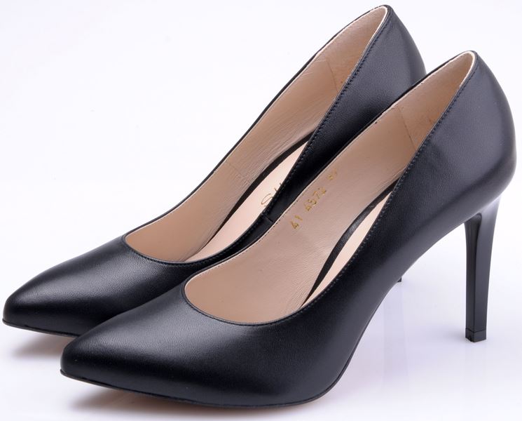 AN4527 czarny skóra